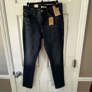 Levi's Women's Dark Indigo 311 Shaping Skinny Mid Rise Jeans 29x27.5